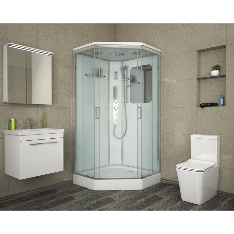 Душевая кабина Niagara NG-6001-01GD 90х90х220см купить,NaN