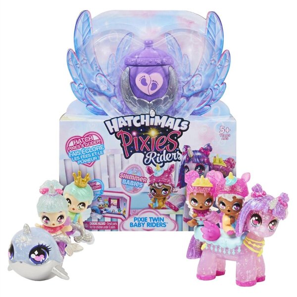 Игровой набор Hatchimals Хэтчималс Малыши наездники Пикси купить,NaN