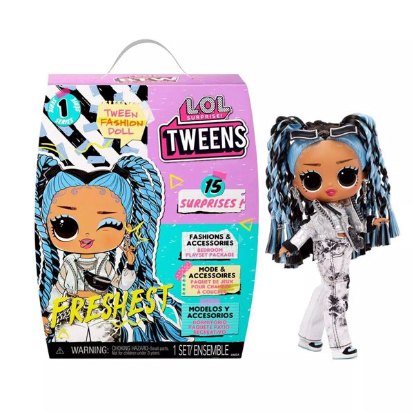 Кукла L.O.L.  Tweens  с голубыми волосами 15см купить,NaN