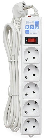 Power Cube SPG-B-10-White белый 3 м купить,NaN