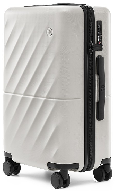 Чемодан NinetyGo Ripple Luggage 24" White, 6941413222242 полиэстер 62 л белый купить,NaN