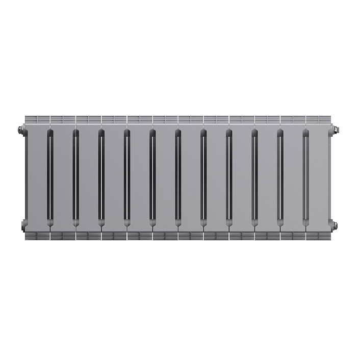 Радиатор биметаллический Royal Thermo PianoForte 300 Silver Satin 12 секций купить,148800