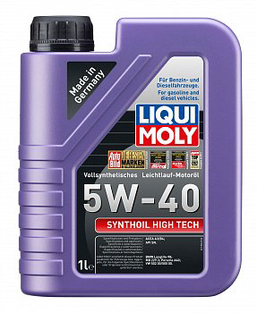 Моторное масло Liqui Moly SYNTHOIL HIGH TEC 5W40 1л купить,NaN