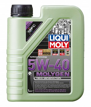 Моторное масло Liqui Moly MOLYGEN 5W40 1л купить,NaN