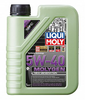 Моторное масло Liqui Moly MOLYGEN 5W40 1л купить,NaN
