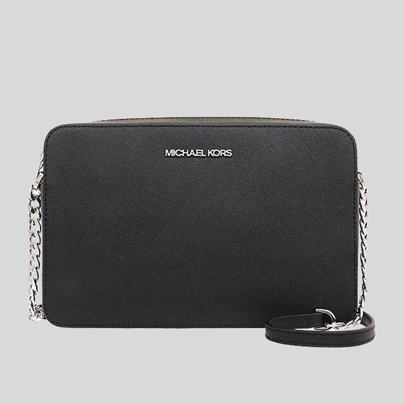 Сумка Michael Kors East West Crossbody 35F8STTC9L черно-серебристая купить,NaN