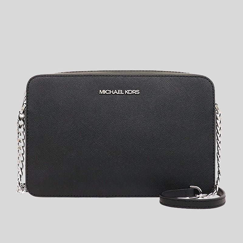 Сумка Michael Kors East West Crossbody 35F8STTC9L черно-серебристая купить,NaN