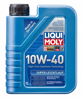 Моторное масло Liqui Moly SUPER LEICHTLAUF 10W40 1л купить,NaN