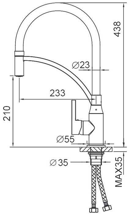 Смеситель для кухни Frap F4552-9 черный купить,33600