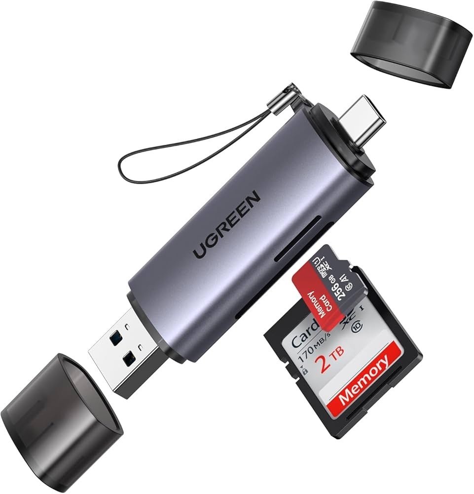 Картридер Ugreen CM185 (50706) USB Type-C для SD, SDHC, SDXC, MMC, RS-MMC купить,NaN