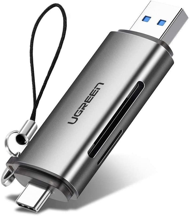 Картридер Ugreen CM185 (50706) USB Type-C для SD, SDHC, SDXC, MMC, RS-MMC купить,NaN