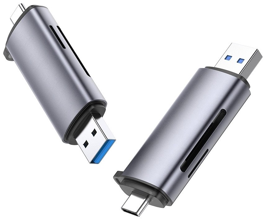 Картридер Ugreen CM185 (50706) USB Type-C для SD, SDHC, SDXC, MMC, RS-MMC купить,NaN