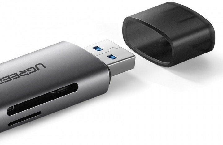 Картридер Ugreen CM185 (50706) USB Type-C для SD, SDHC, SDXC, MMC, RS-MMC купить,NaN