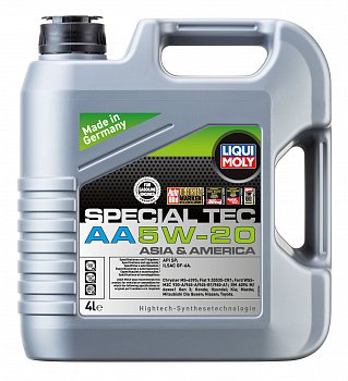 Моторное масло Liqui Moly SPECIAL AA 5W20 4л купить,NaN