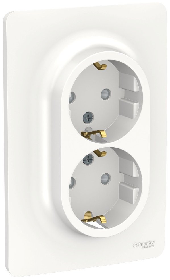 Розетка Schneider Electric NU206718 UNICA NEW, белый