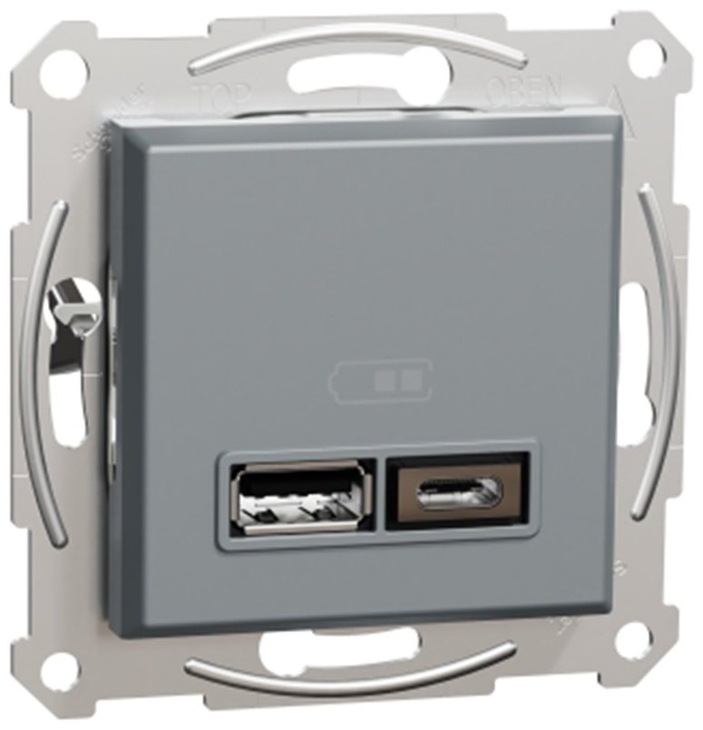 Schneider Electric встраиваемая EPH2700362 , USB-розетка