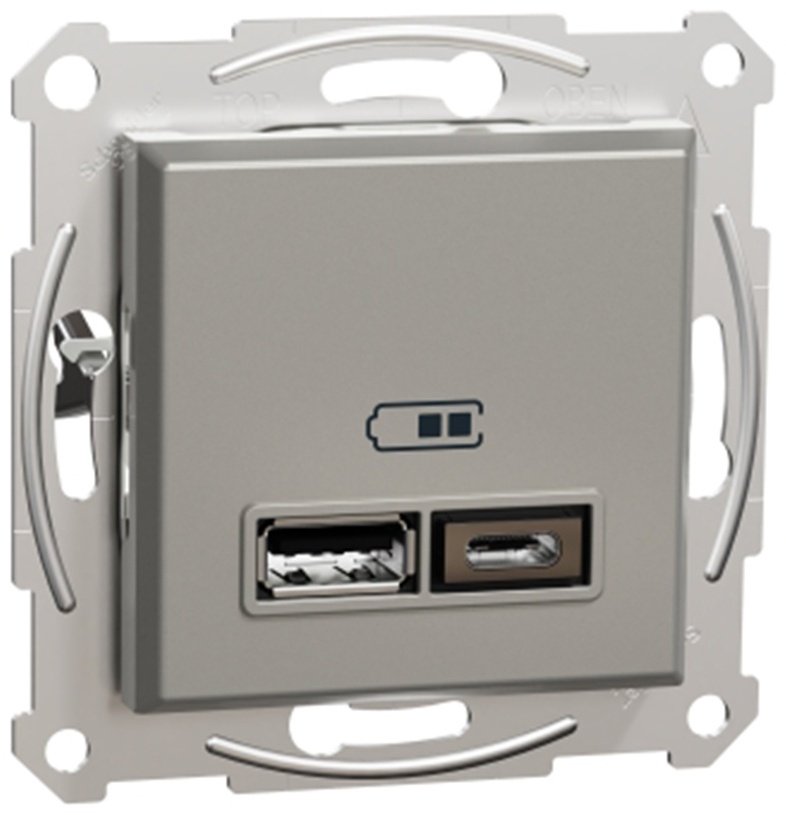 Schneider встраиваемая EPH2700369, USB-розетка купить,NaN