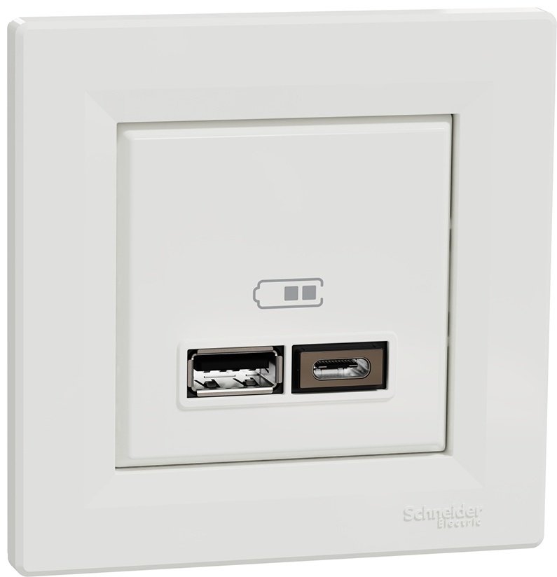 APC by Schneider Electric встраиваемая EPH2700321, USB-розетка