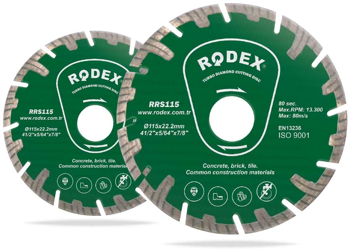 Диск отрезной алмазный 300x25.4х3.4 мм, Rodex RRS300