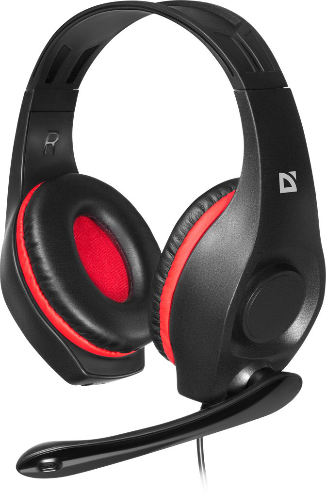 Наушники Defender Tune 130 черно-красные купить,NaN