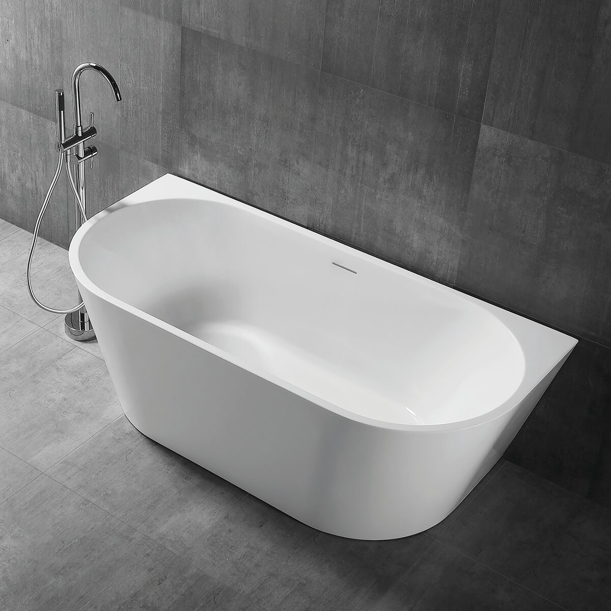 Ванна ABBER AB9216-1.7MW 170x80x60см купить,NaN