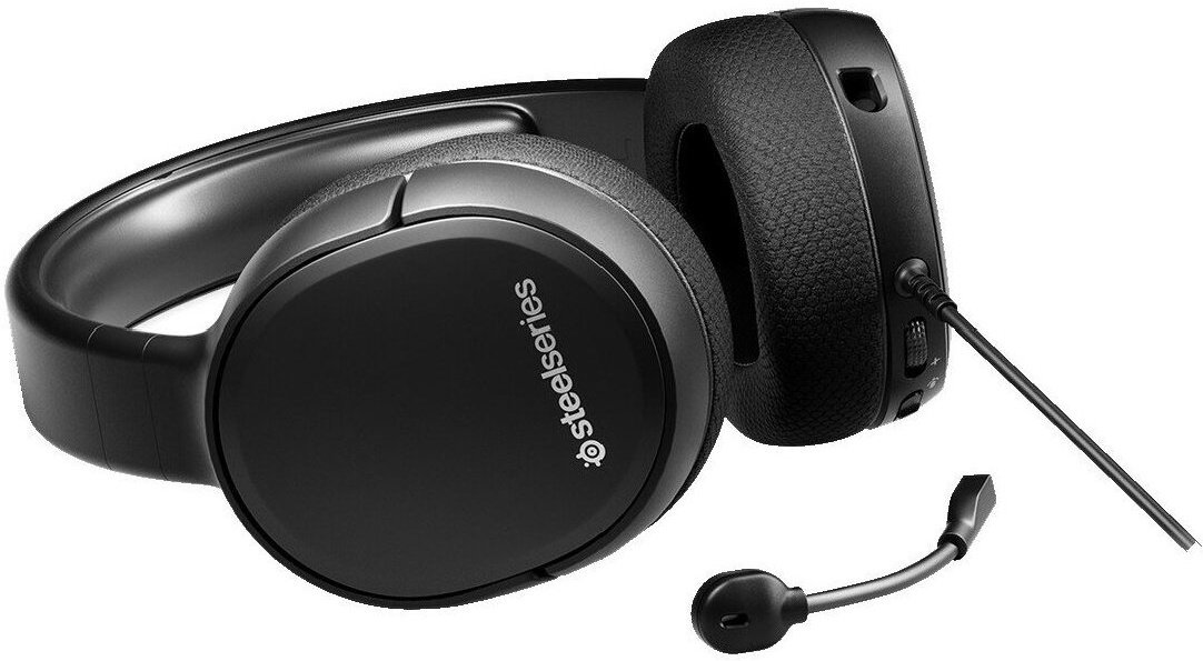 Наушники SteelSeries Arctis 1 PS5 61425 черные купить,NaN