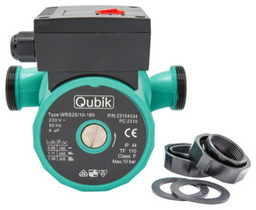 Насос циркуляционный Qubik WRS 25/10-180мм + гайки