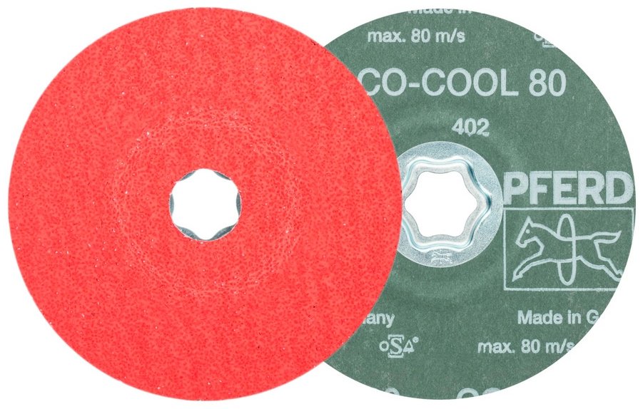 Pferd шлифовальный абразивный диск CC-FS 125 CO-COOL 80 64193108 125x22 мм 1 шт купить,NaN