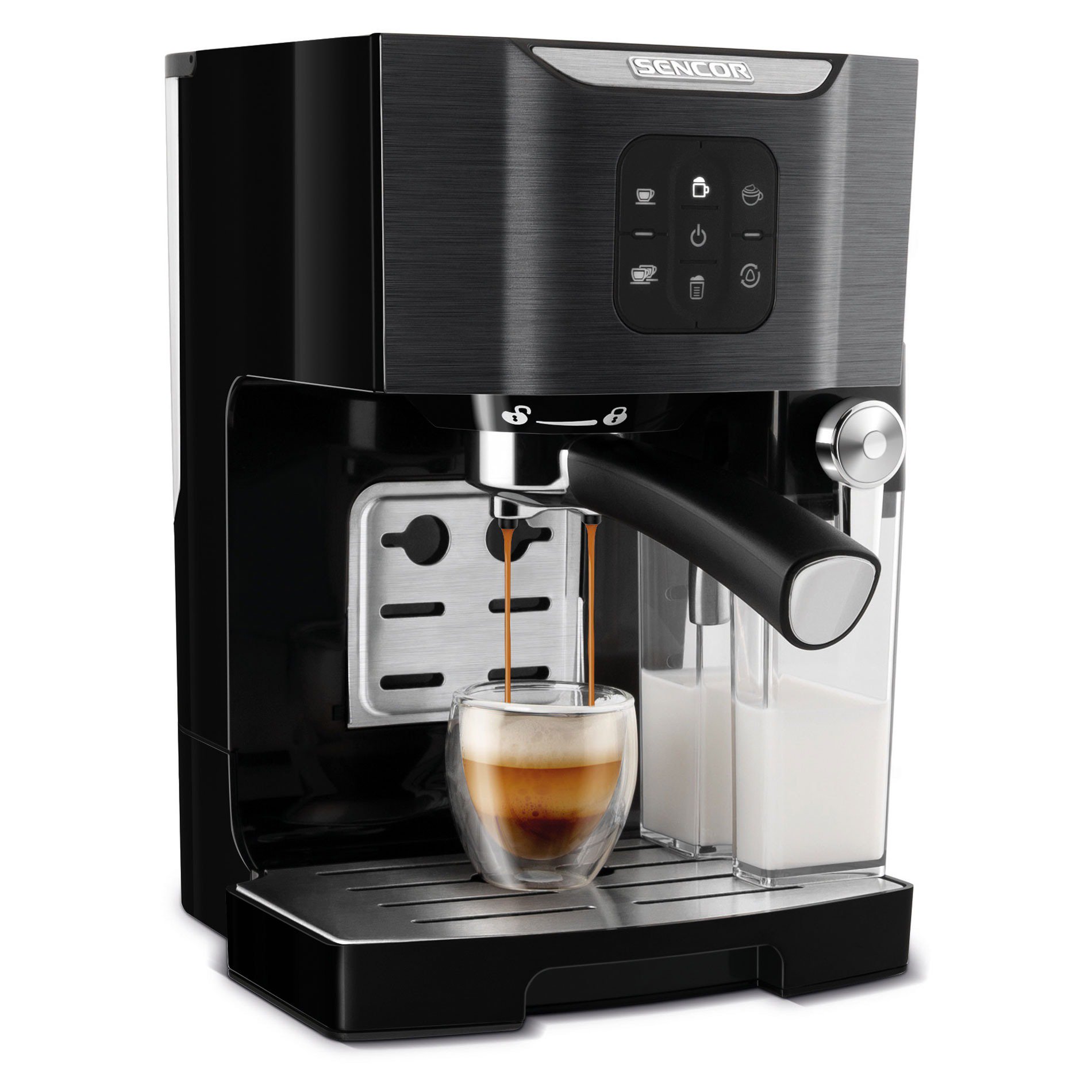 Кофеварка Sencor SES 4040BK черная купить,NaN