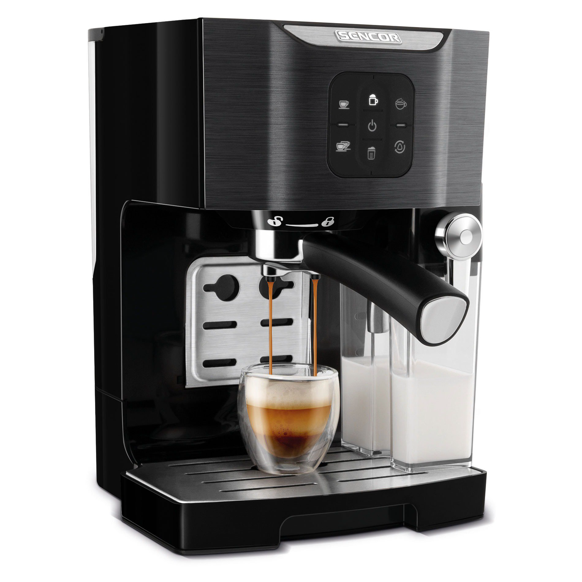 Кофеварка Sencor SES 4040BK черная купить,NaN