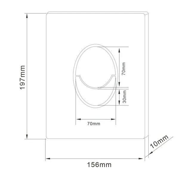 Кнопка смыва Abber AC0125BG золотистая