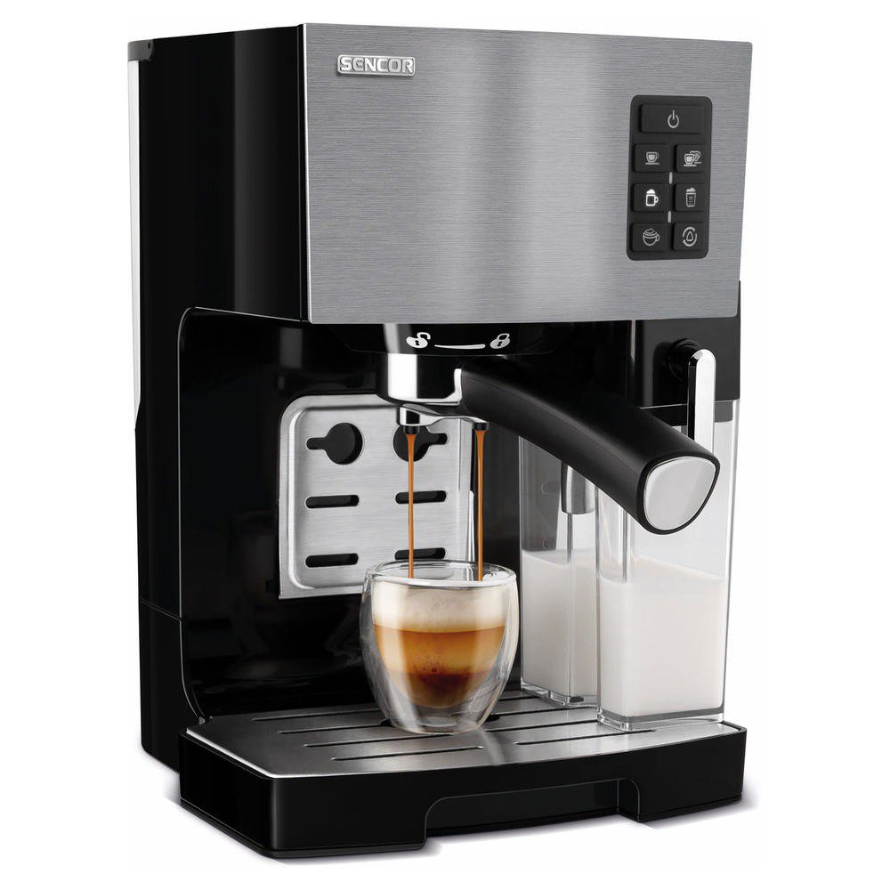 Кофеварка Sencor SES 4050SS серебристая  купить,NaN