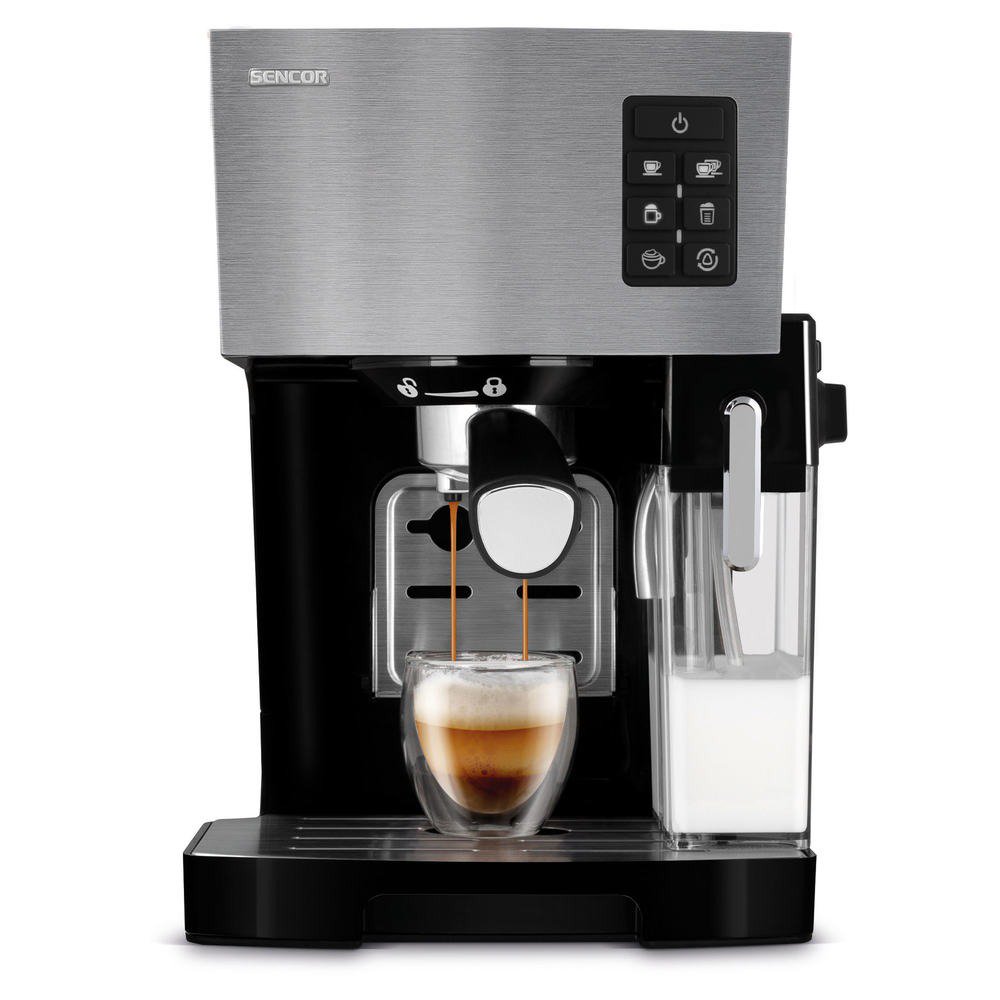 Кофеварка Sencor SES 4050SS серебристая  купить,NaN