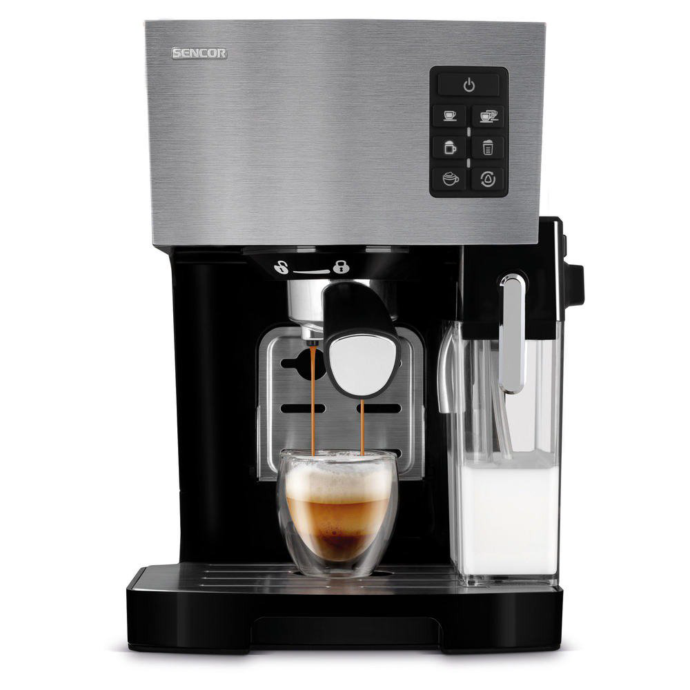 Кофеварка Sencor SES 4050SS серебристая  купить,NaN