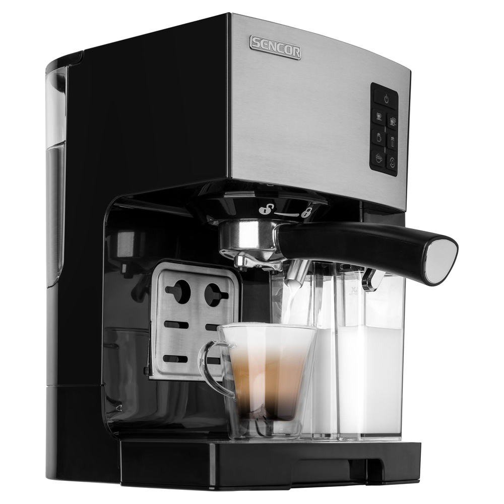 Кофеварка Sencor SES 4050SS серебристая  купить,NaN