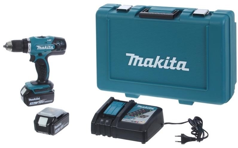 Makita дрель-шуруповерт DDF453RFE купить,NaN