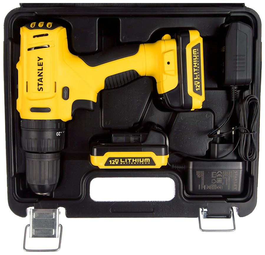 STANLEY дрель-шуруповерт SCH121S2K-RU купить,NaN
