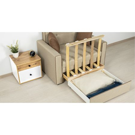  Кресло-кровать НиК М/М Найс 85 ТД295 бежевое купить,0