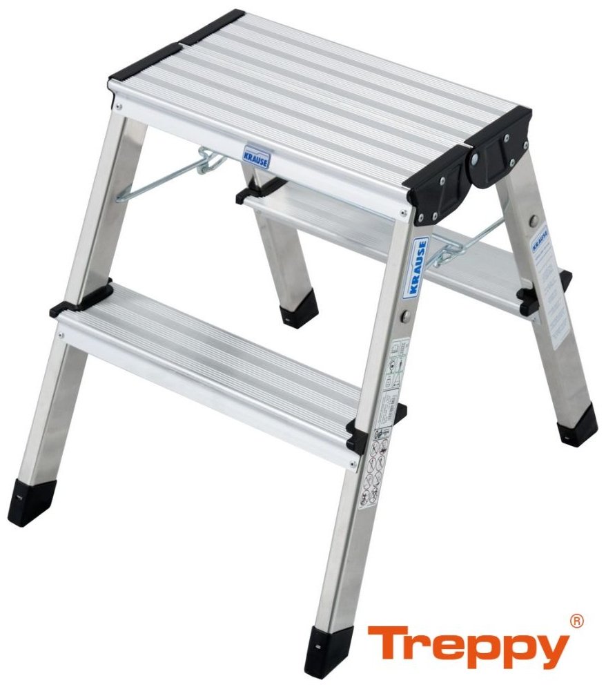 Krause стремянка Treppy 130013, 245 см 2х2 ступени купить,NaN