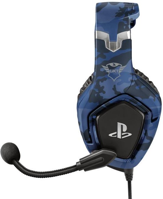 Наушники Trust GXT 488 Forze-B PS4 синие купить,NaN