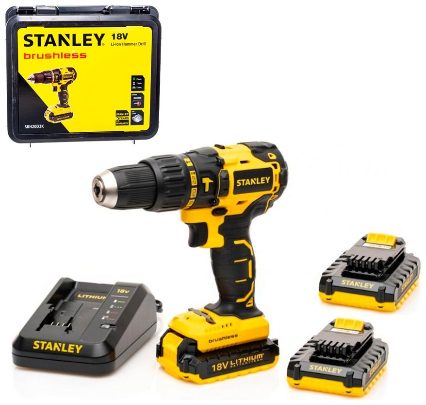 Дрель Stanley SBH20D2K-RU купить,NaN