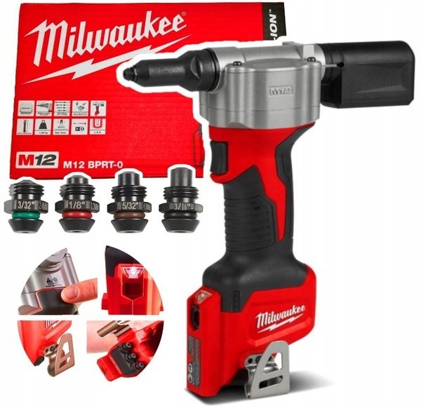 Электрический заклепочник Milwaukee M12 BPRT-0 4933464404