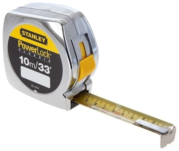 STANLEY рулетка строительная POWERLOCK 0-33-443, 10 м х 25 мм купить,NaN