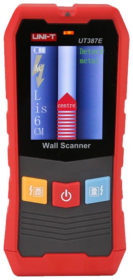 UNI-T UT387E Детектор скрытых объектов в стенах купить,NaN