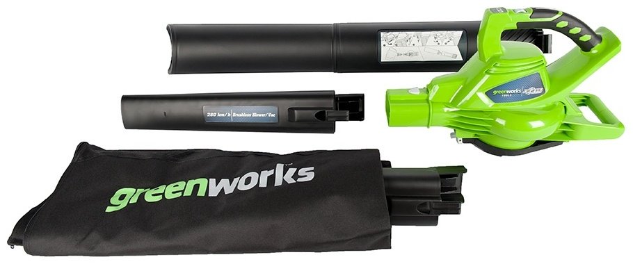 Greenworks GD40BV 24227 без аккумулятора и ЗУ купить,NaN