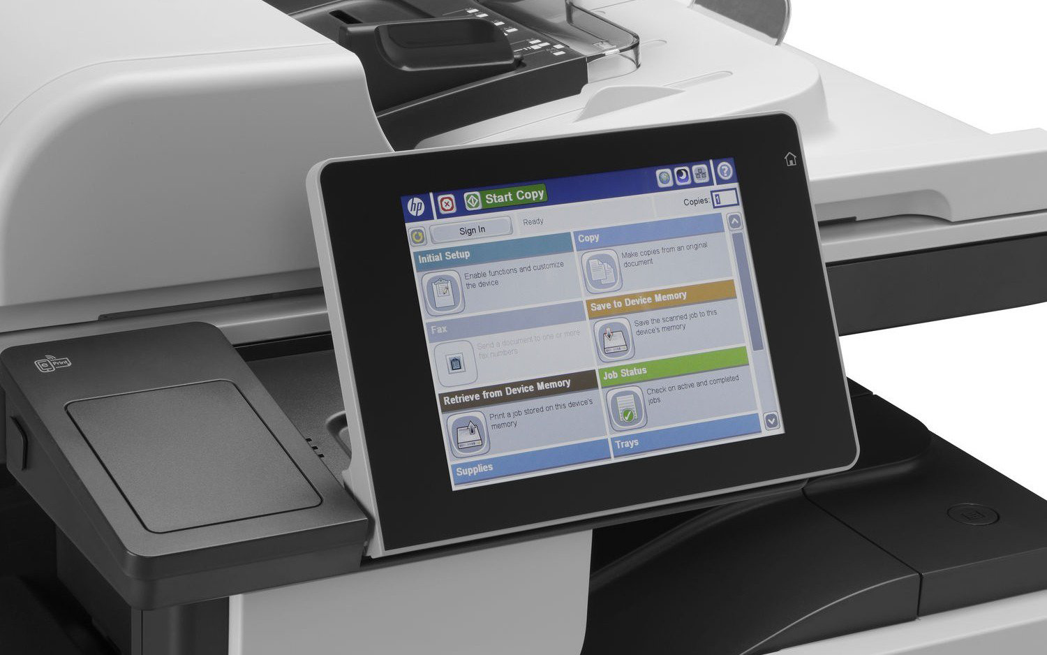 МФУ HP LaserJet Enterprise 700 M725dn черно-белое купить,2567968