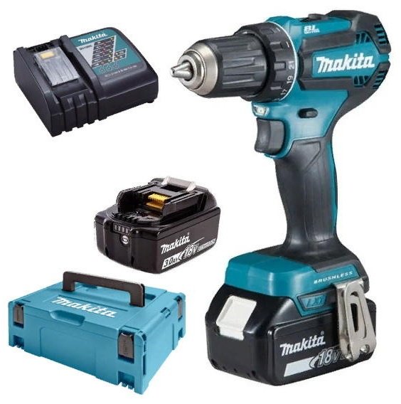 Makita дрель-шуруповерт DDF485RFJ купить,NaN
