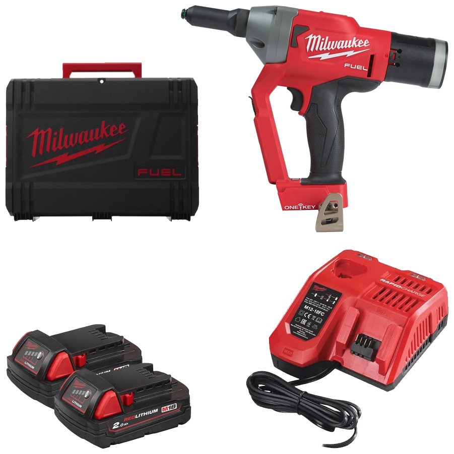 Электрический заклепочник Milwaukee M18 ONEFPRT-202X (4933478602) купить,NaN
