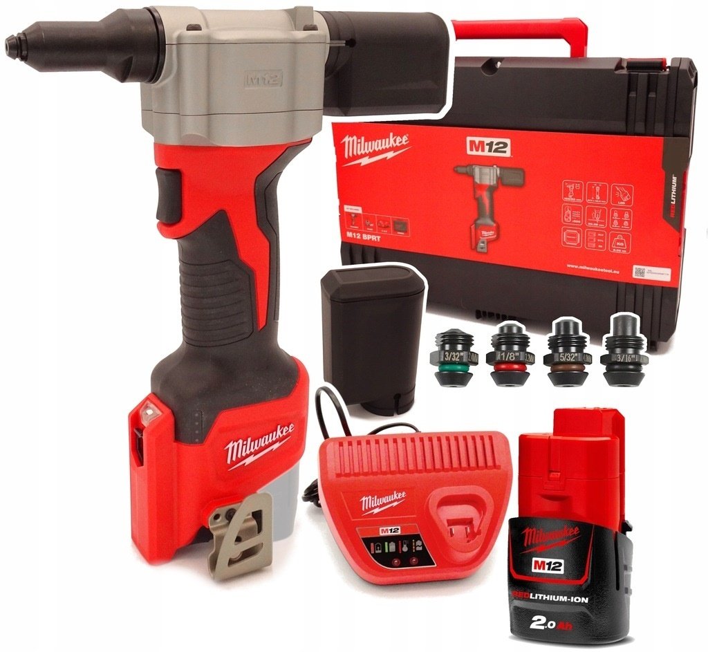 Аккумуляторный заклепочник Milwaukee M12 BPRT-201X 4933464405