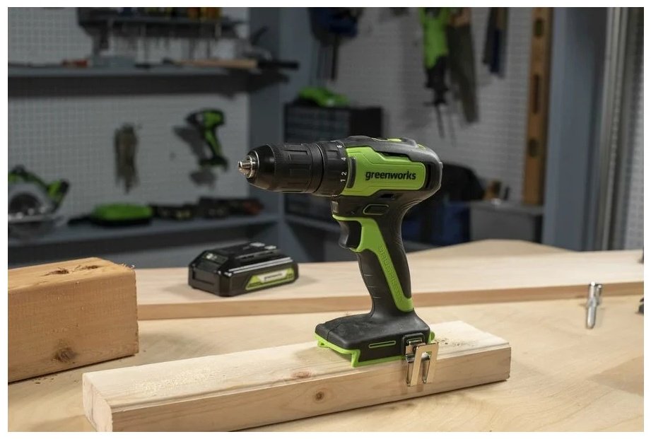 Greenworks дрель-шуруповерт 3704007 купить,NaN